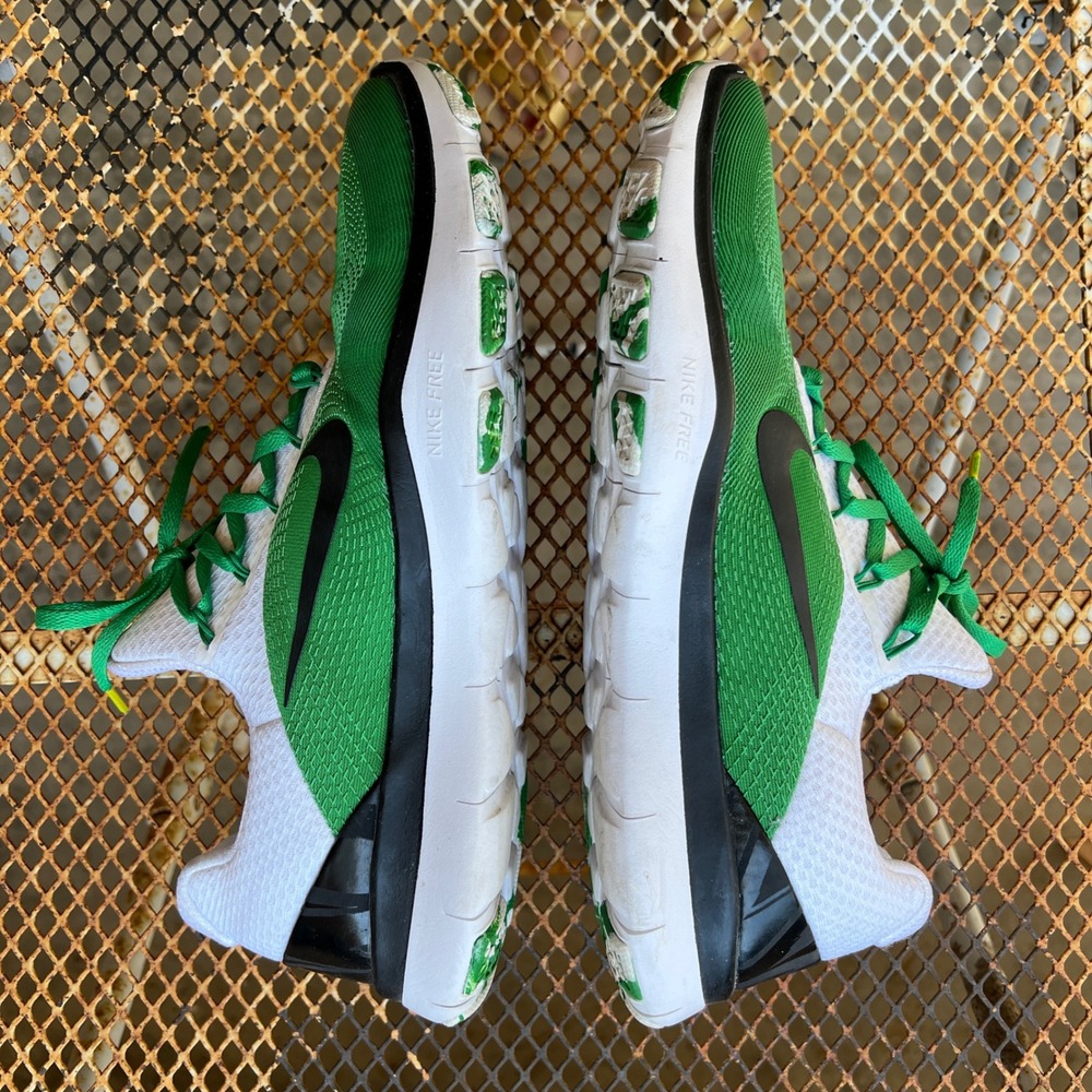 Nike Free Trainer 5.0 Mighty Oregon Ducks Mens US 11 Sneakers 621936-301
